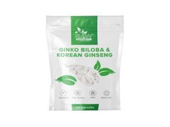 Raw Powders Ginkgo Biloba 3000mg si Korean Ginseng 1000mg 90 Capsule